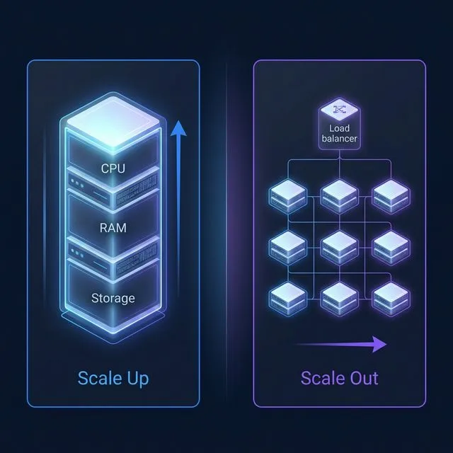 Vertical vs Horizontal Scaling: When to Scale Up and When to Scale Out