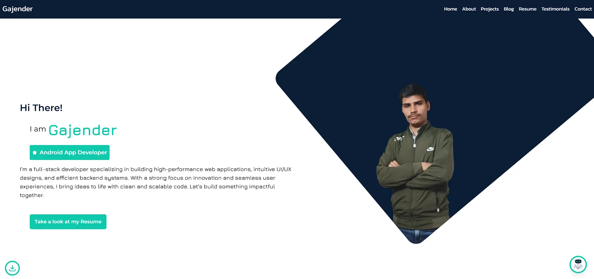 Gajender's Portfolio V2